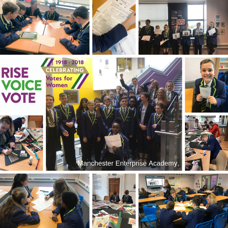 Manchester Enterprise Academy waste no time to get their views heard?